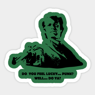 do you feel lucky punk Sticker